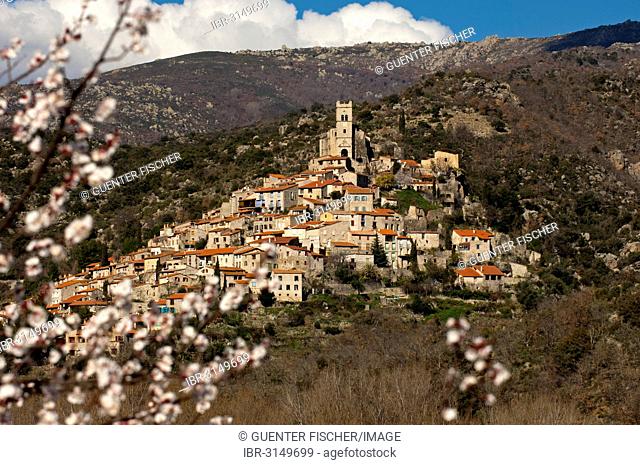 Medieval town of Eus, member of the association Most Beautiful Villages in France