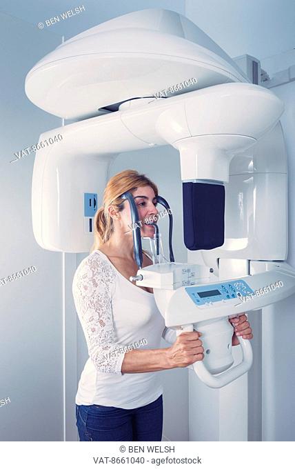 3D X-ray dental machine; Tarifa, Cadz, Andalusia, Spain