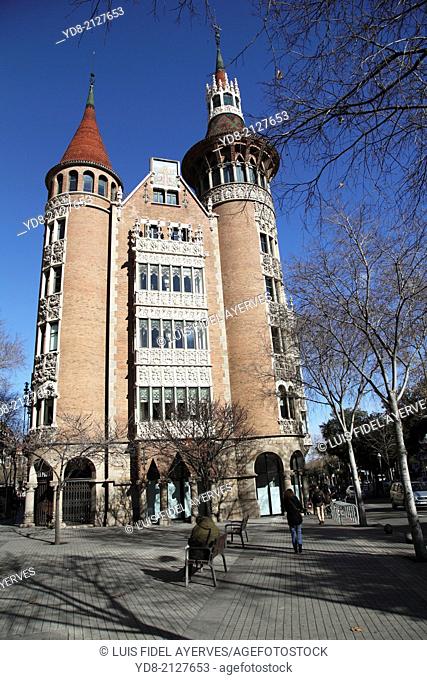 Casa de les Punxes, Barcelona, Catalonia, Spain