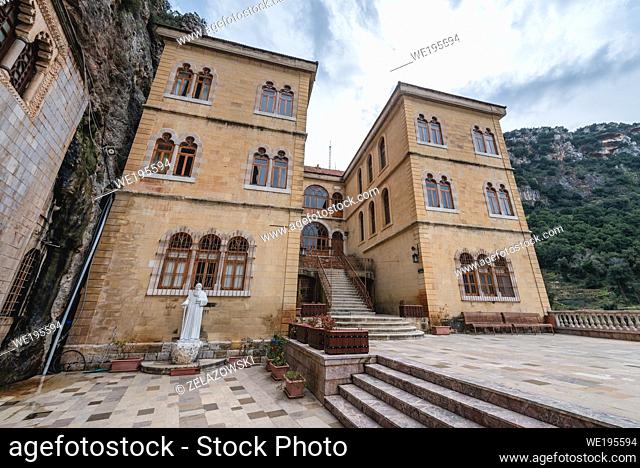 Monastery of Saint Anthony the Great also called Qozhaya Monastery in Kadisha Valley - Holy Valley in North Governorate of Lebanon