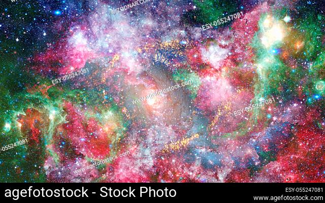 Dreamscape galaxy. Elements of this image furnished by NASA