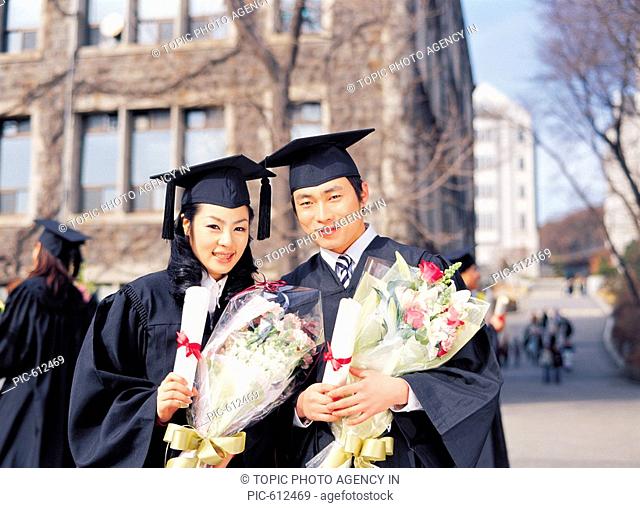 Graduates Posing Together