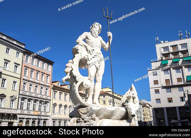 Piazza della Borsa, Trieste, Italy