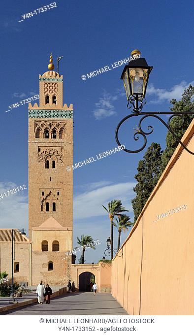 The Mosque la Koutoubia in Marrakech