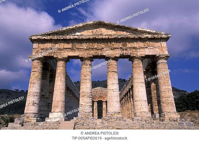 Italy, Sicily, Segesta: Greek Temple ruins