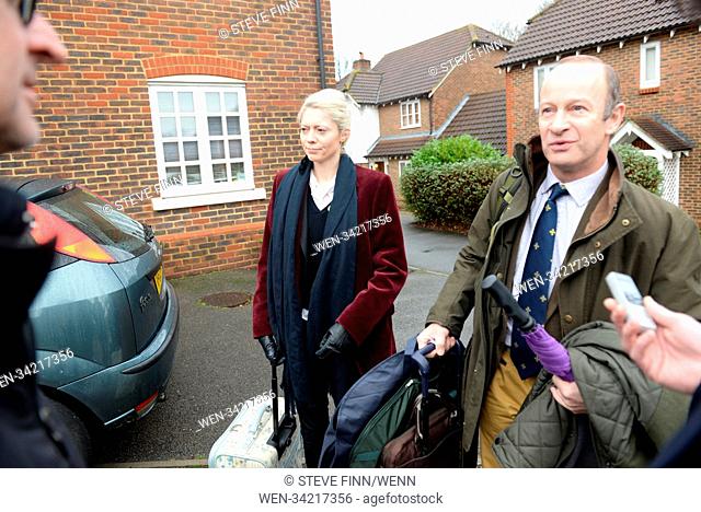 UKIP Leader Henry Bolton And Jo Marney Leave Jo's Family Home.Maidstone.Kent Featuring: Henry Bolton and Jo Marney Where: Maidstone, Kent