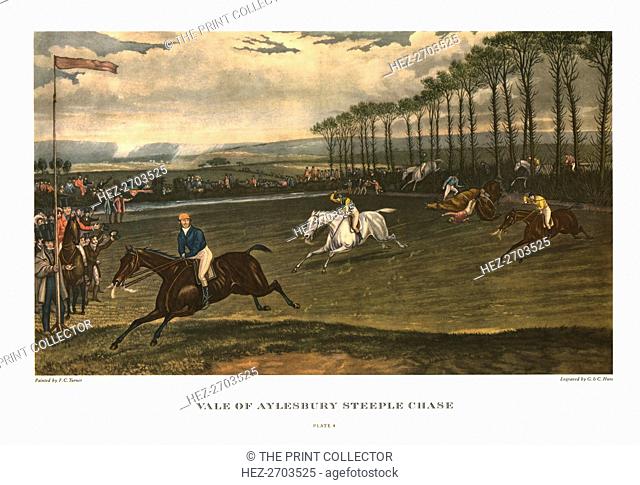 'Vale of Aylesbury Steeple Chase', Plate 4, c1836, (c1955). Creators: Charles Hunt, George Hunt