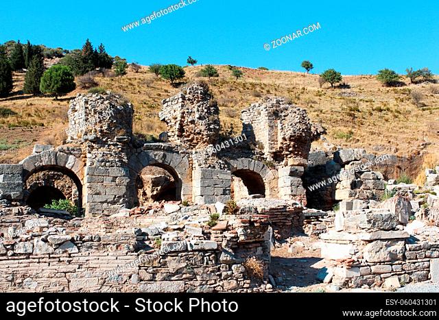 Ephesus ancient ruins in Selcuk, Turkey