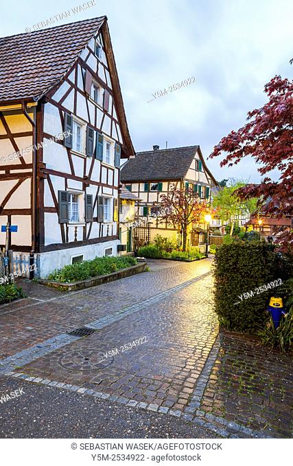 Medieval town Allschwil, Basel, Canton Basel-Landschaft, Switzerland