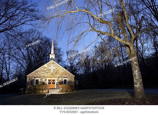 English Chapel United Methodist Church - Pisgah National Forest, Brevard, North Carolina, Usa, Stock Photo, Picture And Rights Managed Image. Pic. Yy9-3032801 | Agefotostock