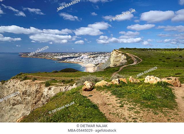 Impressions of the coastal footpath at the Atlantic from Luz to Lagos to the Ponta da Piedade - the impressive rock coast at the Atlantic near Lagos, Algarve
