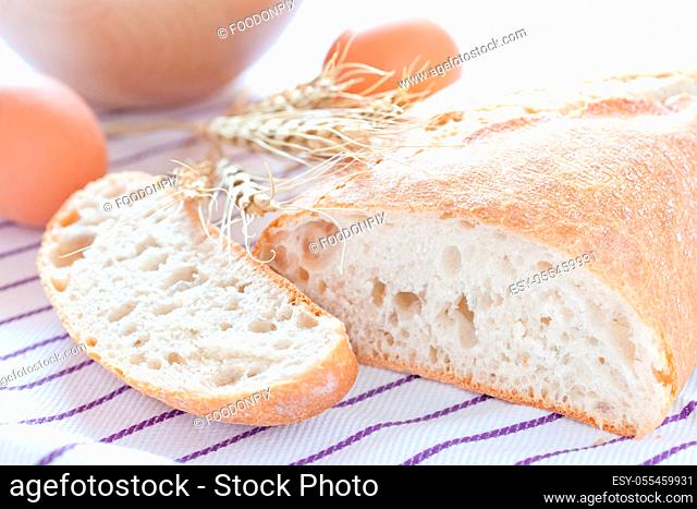 bread, ciabatta, white bread