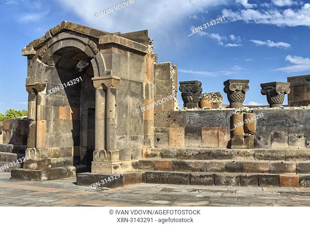 Zvartnots Cathedral (7th century), Vagharshapat, Etchmiadzin, Armavir province, Armenia