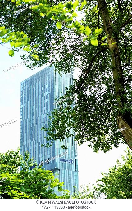 The Beetham Tower and Hilton Hotel Manchester City Centre