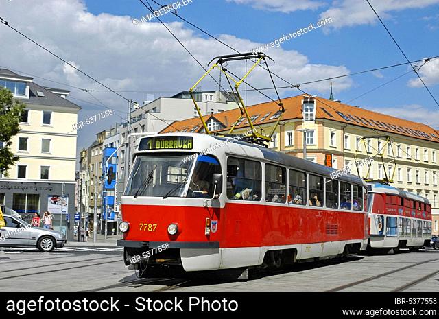Tramway, Bratislava, Slovakia, Pressburg, Europe