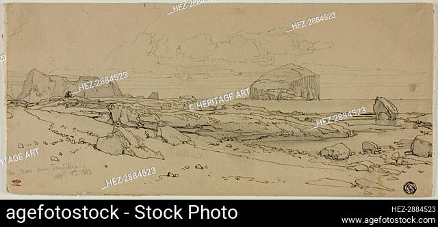 The Bars from Tantallon, Scotland, 1863. Creator: William Leighton Leitch