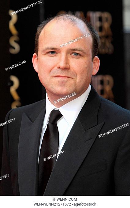 Laurence Olivier Awards 2014 Red Carpet arrivals at the Royal Opera House, Covent Garden, London Featuring: Rory Kinnear Where: London