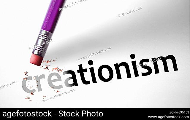 Eraser deleting the concept Creationism