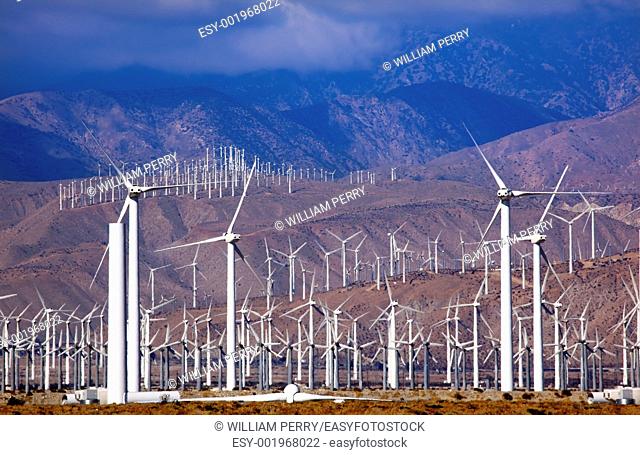Wind Turbines Coachella Valley Palm Springs California