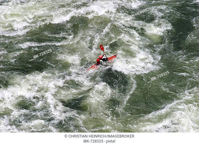 Whitewater rafting tour on the Zambezi River, Victoria Falls, Zambia, Zimbabwe, Africa