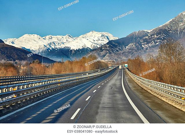 Highway in Italy