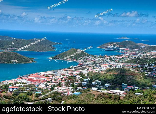 Saint Thomas Landscape and Colors, Caribbean