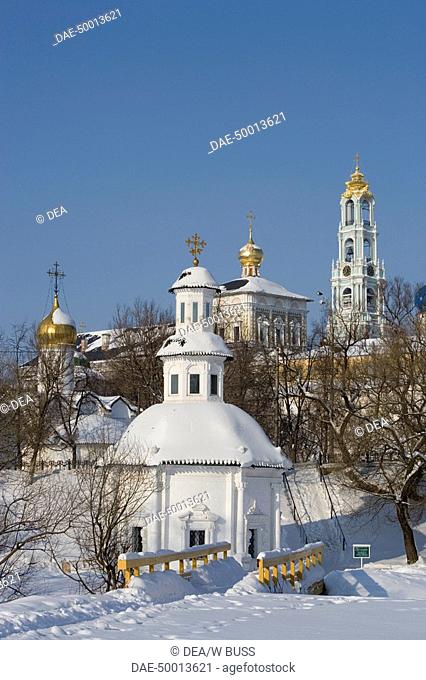 Russia - Golden Ring - Sergiev-Posad. Trinity Sergius Lavra (Troitse-Sergiyeva Lavra, founded 14th century, UNESCO World Heritage List, 1993). St
