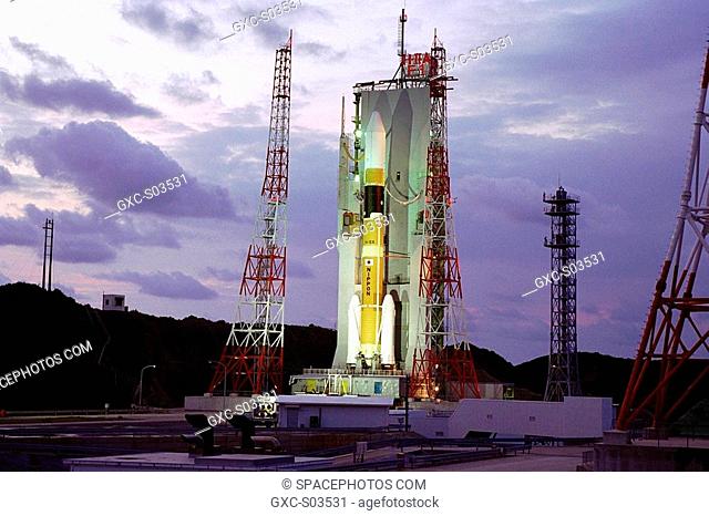 H-IIA Launch Vehicle No.1 Arrived at Launch Pad 1