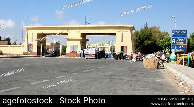 ***FILE PHOTO*** The Rafah border crossing between Egypt and the Gaza Strip, pictured on May 31, 2009. (CTK Photo/Pavel Nemecek)