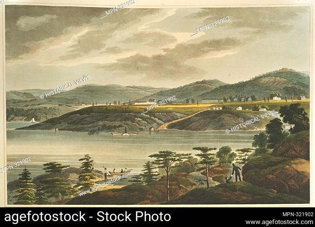 West Point. Hill, John (1770-1850) (Etcher) Wall, William Guy (b. 1792) (Artist) Hudson River Portfolio]. Date Created: 1820 Place: New York
