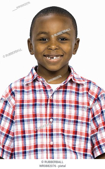 Portrait of a boy smiling