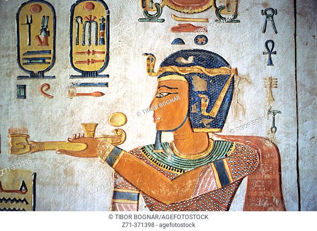 Tomb of Queen Titi. Valley of the Queens. Thebes. Egypt