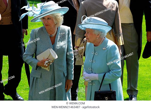 2014 Royal Ascot - Atmosphere and Celebrity Sightings - Day 1 Featuring: Queen Elizabeth II, Camilla, Duchess of Cornwall Where: Ascot