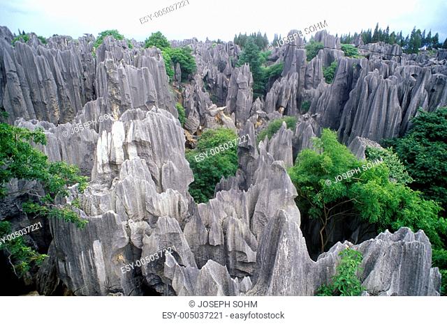 The Stone Forest near Kunming, Peoples Republic of China