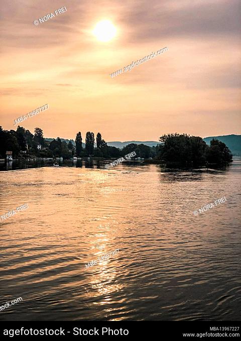 Stein am Rhein, riverside, Rhine, city, Switzerland
