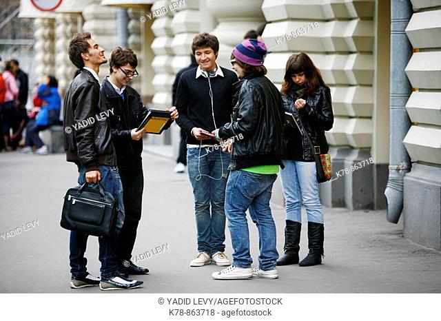 Sep 2008 - Group of young people, Moscow, Russia