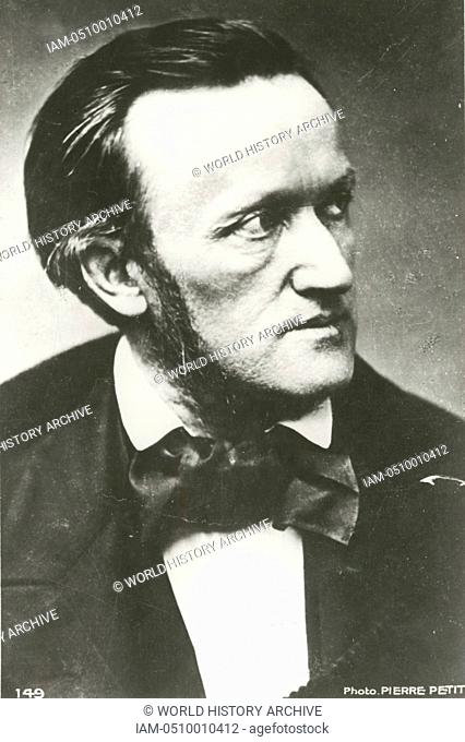 (Wilhelm) Richard Wagner (1813-1883) German composer, conductor, and theatre director. He built the Bayreuth Festspielhaus which opend in 1876 with Das...