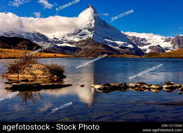 The Alpine region of Switzerland, Stellisee