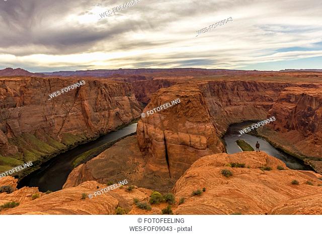 USA, Arizona, Page, Colorado River, Glen Canyon National Recreation Area, Horseshoe Bend