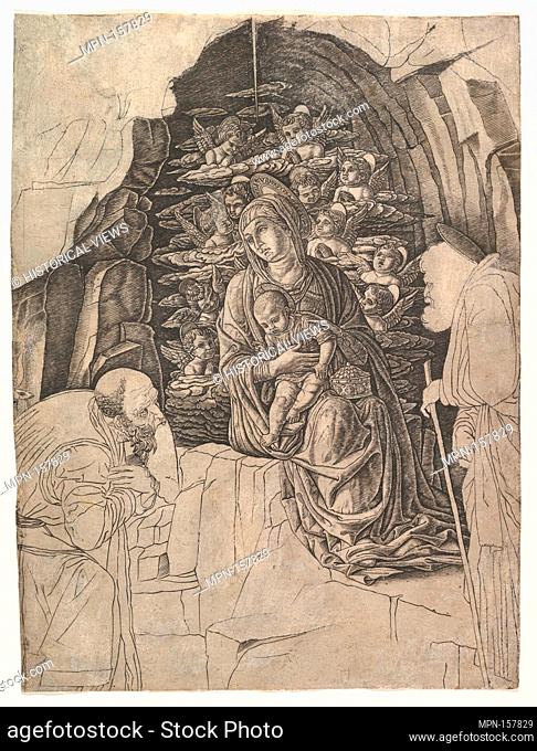 The Adoration of the Magi. Artist: After school of Andrea Mantegna (Italian, Isola di Carturo 1430/31-1506 Mantua); Date: ca