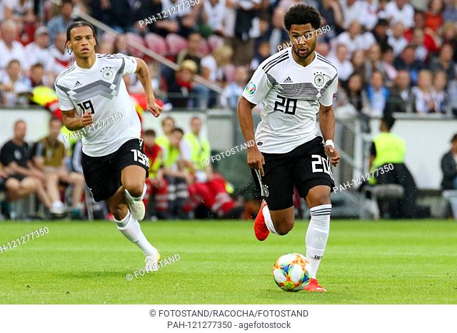 Mainz, Germany June 11, 2019: Laender match 2019 - European Championship Qualifier - Germany vs. Germany. Estonia Serge Gnabry (Germany), action