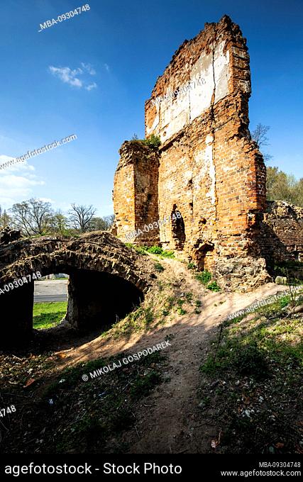 Europe, Poland, Lower Silesia, Milicz / Militsch - Ruins of Milicz Castle