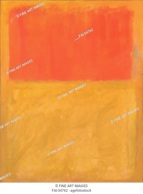 Orange and Tan by Rothko, Mark (1903-1970)/Oil on canvas/Abstract expressionism/1954/The United States/National Gallery of Art, Washington/206