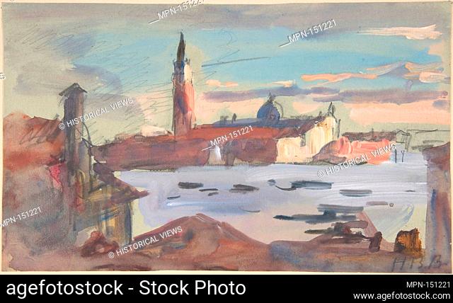 San Giorgio Maggiore, Venice. Artist: Hercules Brabazon Brabazon (British, Paris 1821-1906 Oaklands, London); Date: 1840-1906; Medium: Watercolor and gouache...