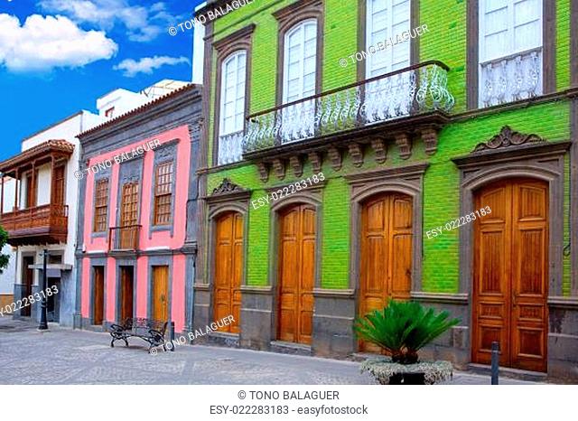 Gran Canaria Teror colorful facades