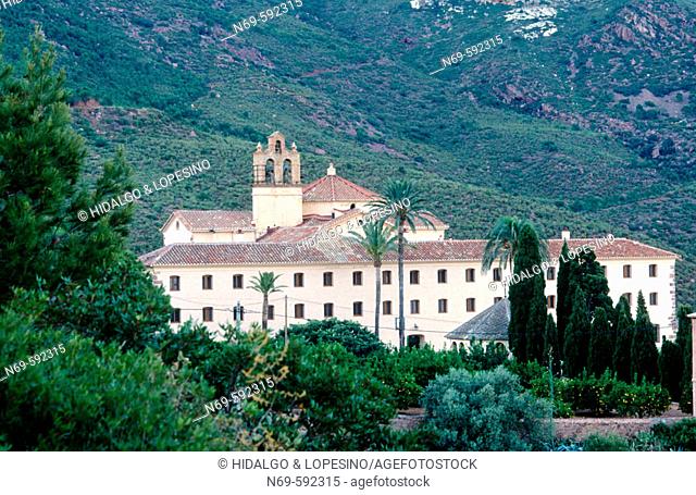 New Carmelite monastery  XVIIIth century. Desert de Les Palmes Natural Park, near Benicasim. Castellon Province. Comunidad Valenciana. Spain
