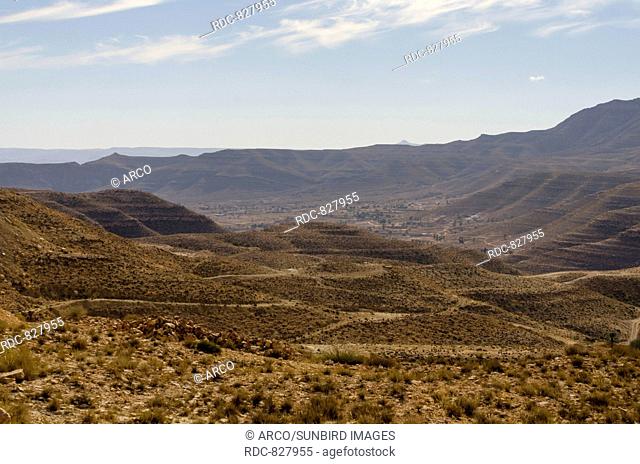 Dahar mountains, Tunesia