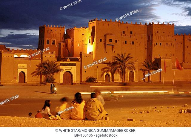 View on the Kasbah , Ouarzazate , Morocco , Africa