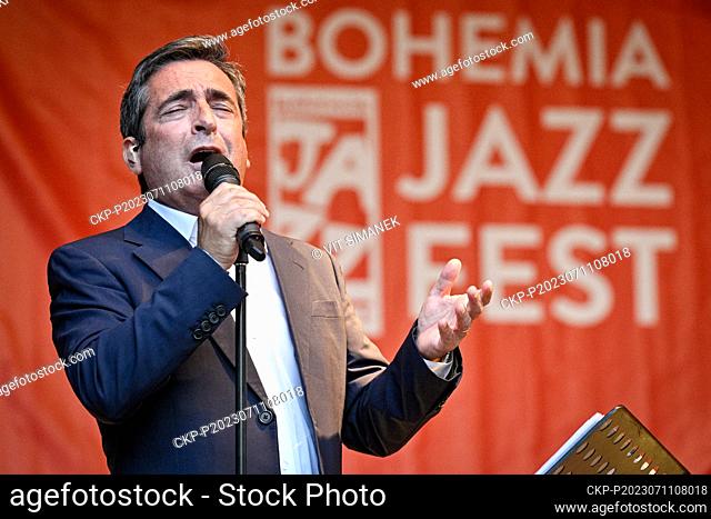 Portuguese singer Camane, one of the most important interpreters of the musical style called fado, performs at the 18th Bohemia JazzFest, on July 11, 2023
