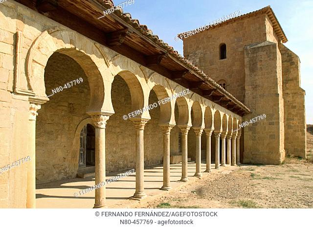 San Miguel de Escalada (Xth century) mozarabic monastery, Mansilla de las Mulas. León province, Castilla-León, Spain